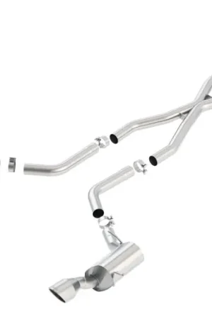 Direct From Factory Borla 2015 Jeep Grand Cherokee SRT8 S-Type Dual Round Rolled Exit Catback Exhaust