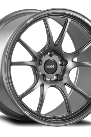 Bulk Order Konig Forged F3S 18X9 5X108 ET38 Satin Charcoal Knurled Bead