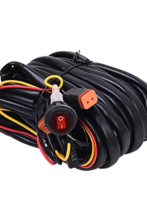 KC HiLiTES Wiring Harness for (2) Lights w/2-Pin Deutsch Connectors (110w Max Total) Must Have