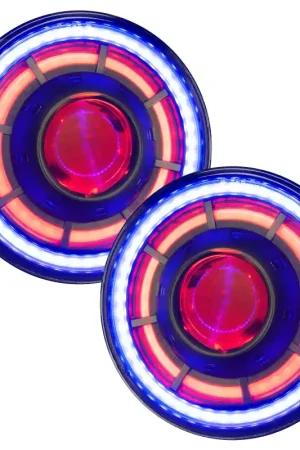 Special Discount ORACLE Lighting 0718 Jeep Wrangler JK Oculus 7in ColorSHIFT Bi-LED Projector Headlights