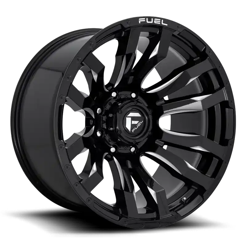 Special Offer Aluminum Wheels 20X9 Blitz D673 8 On 170 Gloss Black Milled 125.1 Bore 20 Offset Multi Spoke Fuel Off Road Wheels