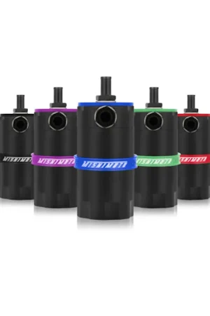 Grab Now Mishimoto Universal Baffled Oil Catch Can - Blue