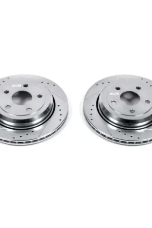 Special Offer Power Stop 11-19 Dodge Durango Rear Evolution Drilled & Slotted Rotors - Pair