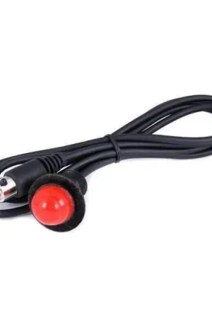 Rugged Radios Hole Mount Push to Talk Cable (PTT) with 48 Straight Cord for Intercoms Original