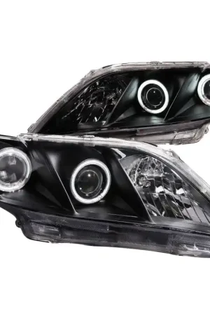 Wholesale ANZO 2007-2009 Toyota Camry Projector Headlights w/ Halo Black