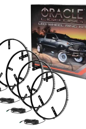 ORACLE Lighting LED Illuminated Wheel Rings - ColorSHIFT RGB+W Flash Sale
