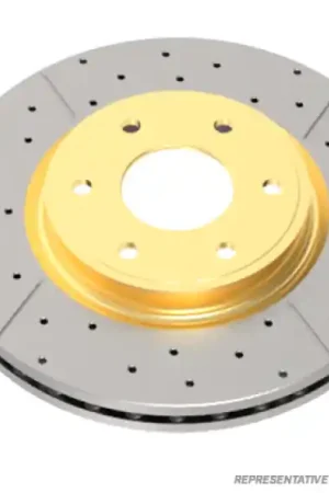 DBA 11-17 Lexus CT200h E Type (w/259mm Rear Rotor) Rear Street Drilled & Slotted Rotor Best Choice