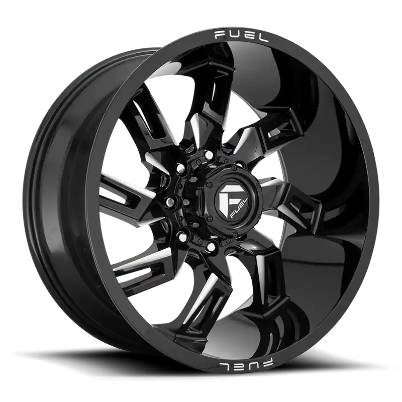 Aluminum Wheels 22X10 Lockdown D747 8 On 170 Gloss Black Milled 125.1 Bore -18 Offset Fuel Off Road Wheels Hot Picks