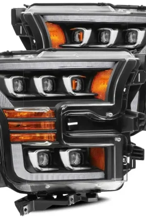 Today Only AlphaRex 17-20 Ford Raptor NOVA LED Proj Headlights Plank Style Matte Black w/Activ Light/Seq Signal