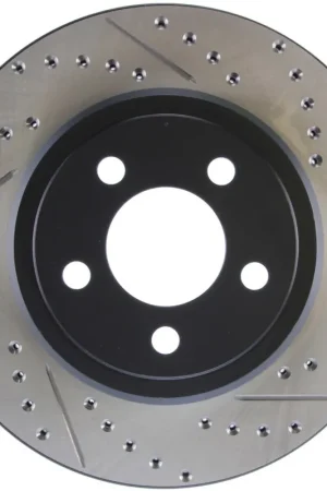 StopTech 05-09 Chrysler 300 (5.7L V8 exc SRT-8) Rear Left Slotted & Drilled Rotor New Arrival