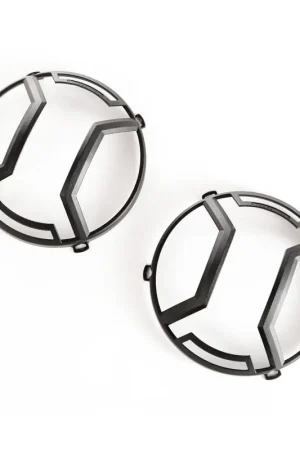 Rugged Ridge 07-18 Jeep Wrangler JK/JKU Textured Black Elite Headlight Euro Guards Place Order