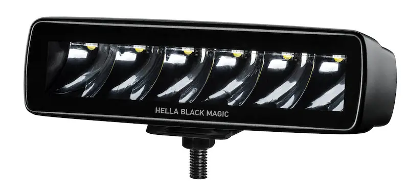 Hella Universal Black Magic 6 L.E.D. Mini Light Bar - Spot Beam In Demand