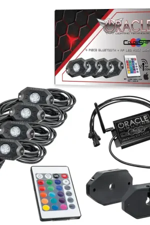 Authentic Oracle Bluetooth + RF Underbody Rock Light Kit - 4 PCS - ColorSHIFT