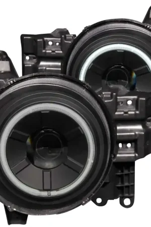 Buy Direct ANZO 2007-2013 Toyota Fj Cruiser Projector Headlights w/ Halo Black
