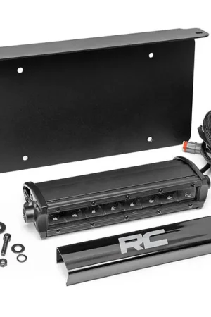 Universal 8 Inch LED License Plate Kit Black Series Rough Country Modern