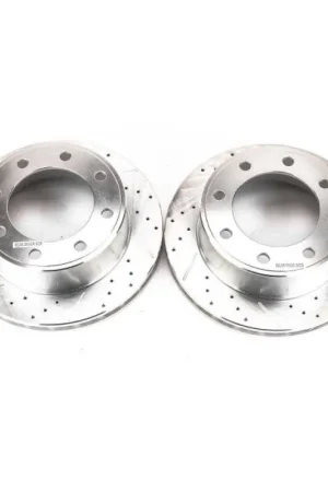 Power Stop 00-05 Ford Excursion Rear Evolution Drilled & Slotted Rotors - Pair Limited Offer