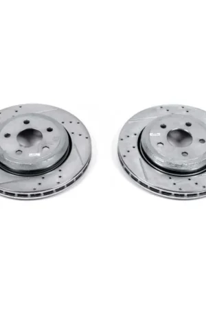Genuine Power Stop 18-19 Dodge Durango Rear Evolution Drilled & Slotted Rotors - Pair