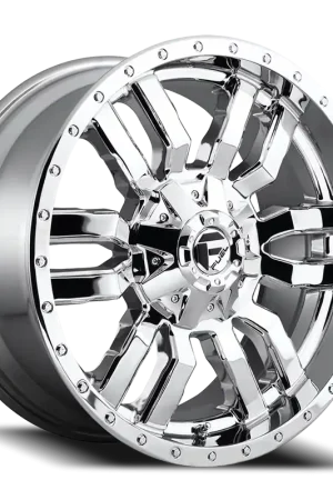 Shop Now Aluminum Wheels 20X9 Sledge D631 6 On 135/6 On 139.7 Chrome Plated 106.1 Bore 1 Offset Fuel Off Road Wheels
