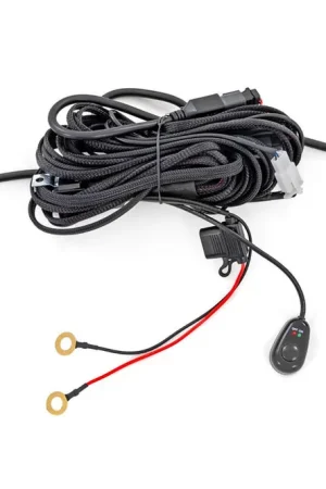 Fan Favorite 3x1.75 Inch Black Series | Yellow | LED Slim Aux | SAE Fog | Pair