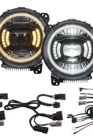 Diode Dynamics 18-23 Jeep JL Wrangler Elite Max LED Headlamps Next Day Delivery