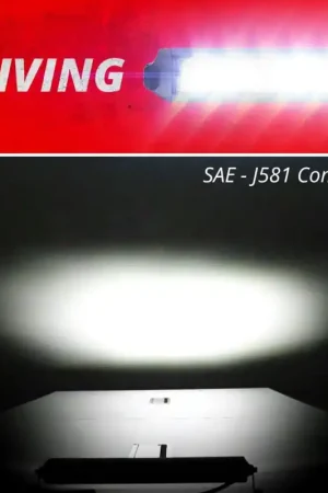 XK Glow Razor Light Bar Auxiliary High Beam Driving No Wire & Switch 20in Seasonal Sale