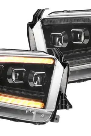 Trusted Brand Morimoto XB LED Projector Headlights Amber DRL: Toyota Tundra 2014-2021