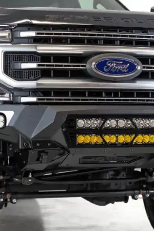 Addictive Desert Designs 17-20 Ford Super Duty Bomber Front Bumper w/ Mounts For 20in Light Bars Special Offer