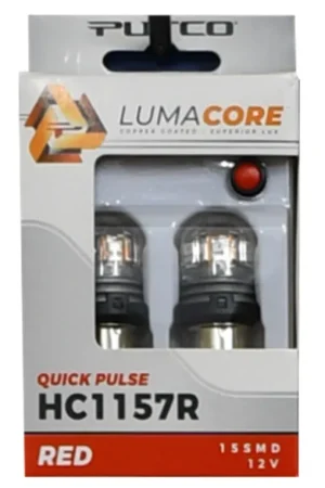 Putco LumaCore 1157 Red - Pair (x3 Strobe w/ Bright Stop) Bargain