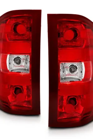 ANZO 2007-2013 Chevy Silverado Taillight Red/Clear Lens (OE Replacement) Last Chance