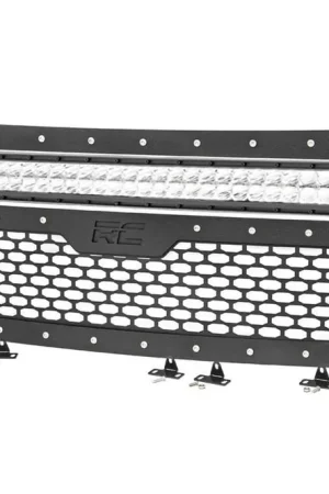 Mesh Grille 30 Inch Dual Row LED Chrome White DRL 09-14 Ford F-150 Rough Country Big Sale