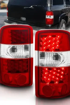 Super Sale ANZO 2000-2006 Chevrolet Suburban LED Taillights Red/Clear