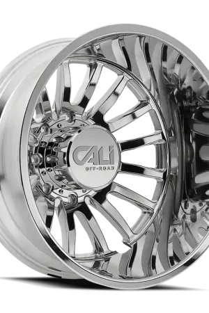 Dually Wheels Summit Dually 9110D PO 22x8.25 Milled Spokes Polished 8 On 210 Bolt Pattern -192 Offset Cali Offroad Wheels Reduced Price
