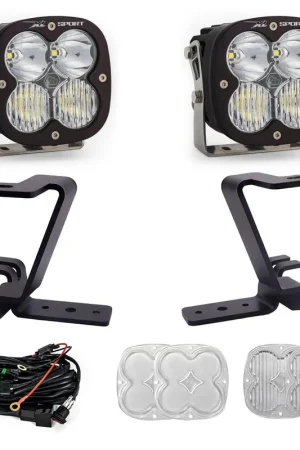 Deal XL Sport A-Pillar Kit 2023-On Ford F-250/350 Super Duty Driving/Combo Clear Toggle Wiring