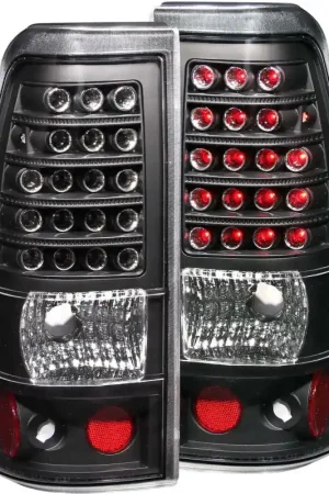 Money Back Guarantee ANZO 2003-2006 Chevrolet Silverado 1500 LED Taillights Black