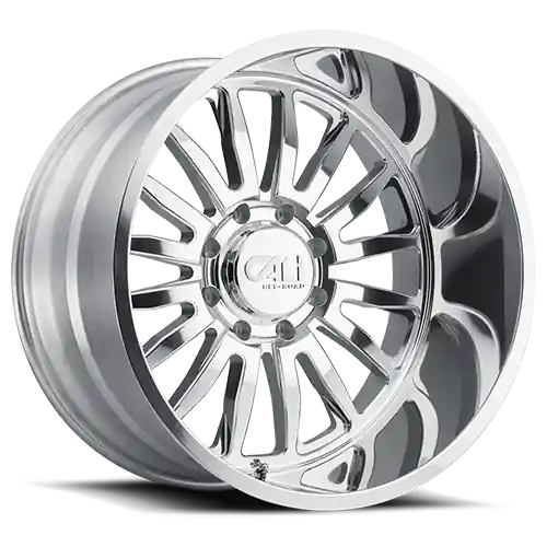 Free Shipping Cast Aluminum Wheels Summit 9110 PO 20x10 Milled Spokes Polished 6 On 139.7 Bolt Pattern -25 Offset Cali Offroad Wheels