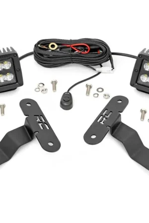 Subaru 2-inch LED Lower Windshield Ditch Kit 14-18 Forester Spot and Flood Beam Rough Country Hassle-Free Returns
