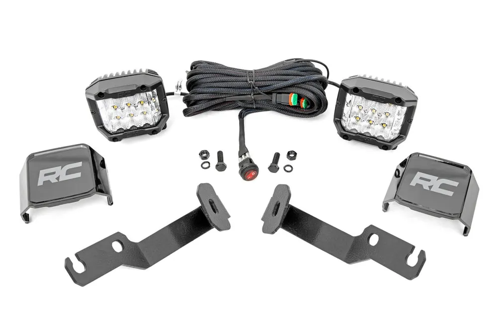 LED Light Kit | Ditch Mount | 3" OSRAM | Wide | Toyota Tacoma (05-15) Factory Price