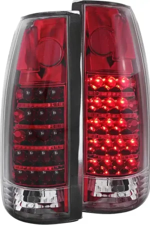Grab Now ANZO 1999-2000 Cadillac Escalade LED Taillights Red/Clear