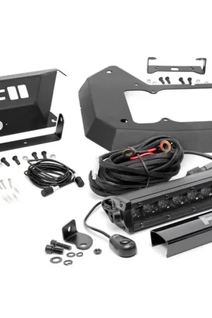Holiday Sale Jeep Spare Tire Delete Kit w/8 Inch Black Series LED 18-20 Wrangler JL Rough Country