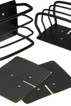 In Demand Kentrol 76-06 JEEP CJ/Wrangler YJ/TJ Taillight Guard Pair - Powdercoat Black