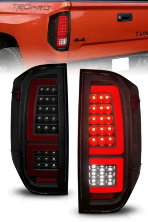 ANZO 2014-2021 Toyota Tundra LED Taillights Black Housing/Smoke Lens Budget