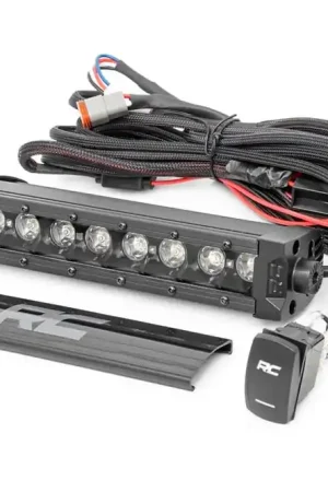 No Minimum Order Black Series LED Light Bar | Amber DRL | 8 Inch | Single Row