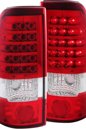 Next Day Delivery ANZO 1999-2007 Chevrolet Silverado 1500 LED Taillights Red/Clear