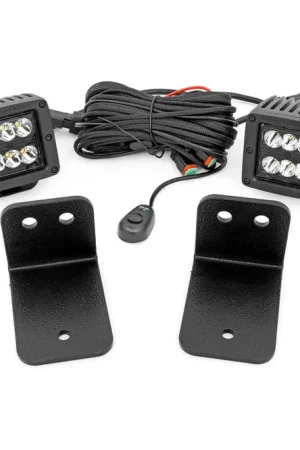Rear Facing LED Kit 2-Inch Black Series with Spot Beam 2020 Intimidator GC1K Rough Country Limited Edition