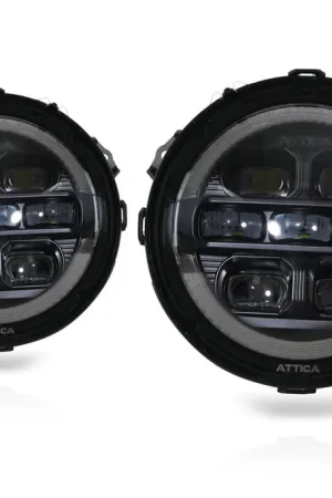 Genuine 2018-2024 Jeep Wrangler/2019-24 Gladiator Rogue Series LED Projector Headlights