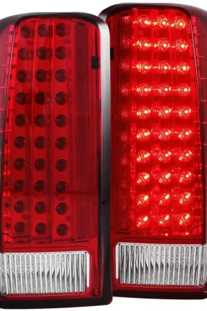 ANZO 2002-2006 Cadillac Escalade LED Taillights Red/Clear Limited Time