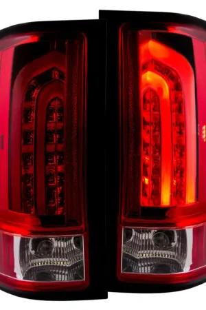 Get Yours ANZO 2007-2013 Chevrolet Silverado 1500 LED Taillights Red/Clear G2