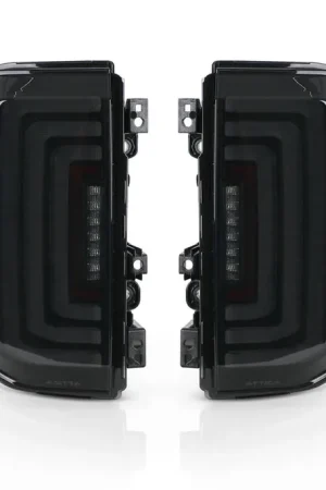 Last Chance 2021-2024 Ford Bronco Rogue Series LED Tail Lights Sequential - Black/Smoke