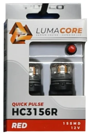 Putco LumaCore 3156 Red - Pair (x3 Strobe w/ Bright Stop) Instant Buy