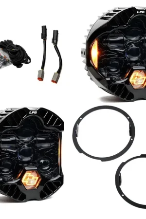 DOT LP6 LED Headlight Kit Jeep 2007-2018 Wrangler JK w/LED Headlights (Amber) Baja Designs Crafted